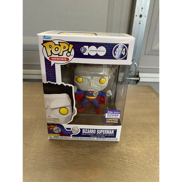 Funko Pop! DC Heroes: Bizarro Superman (Shared SDCC 2023) - Figura In Vinile Da Collezione 10,7 Cm